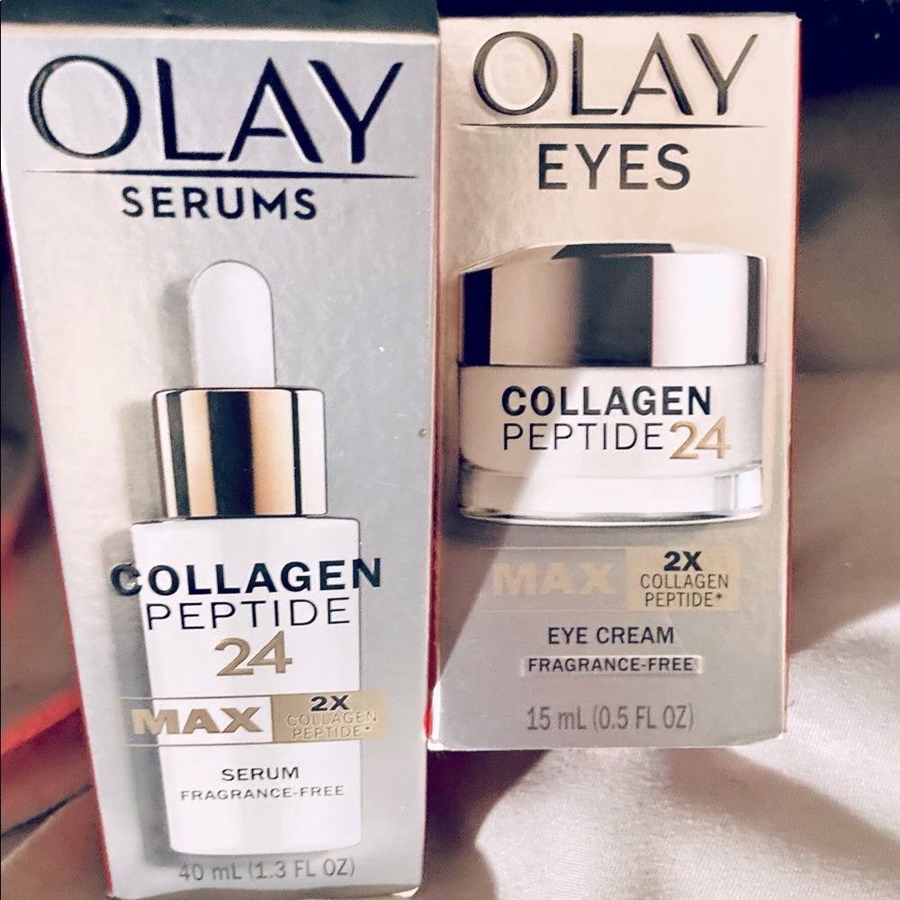 NIB OLAY REGENERIST 24 HR MAX SERUM & EYE CREAM SET 🧴👁